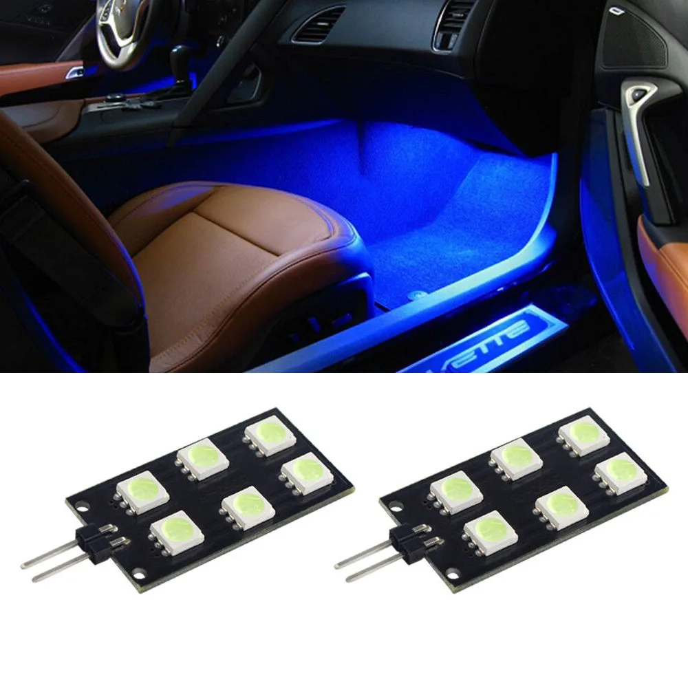 2Pc For Error Free For Audi A4 S4 B8 20082015 Car Led Interior