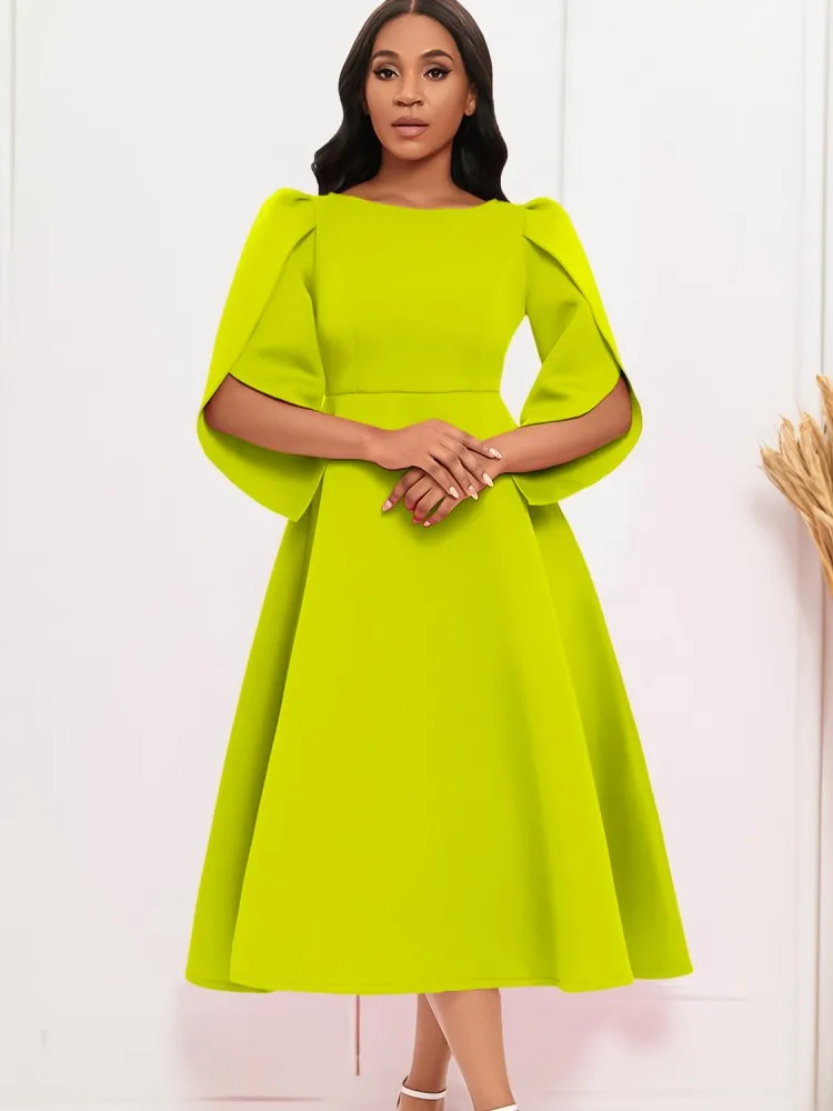 Рисунок 5 - Женское длинное платье-трапеция