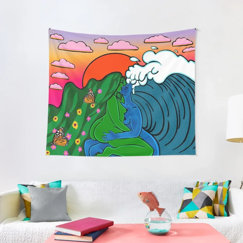 

elemental love Tapestry Decoration Room Bedrooms Decor Wall Carpet Japanese Room Decor Tapestry