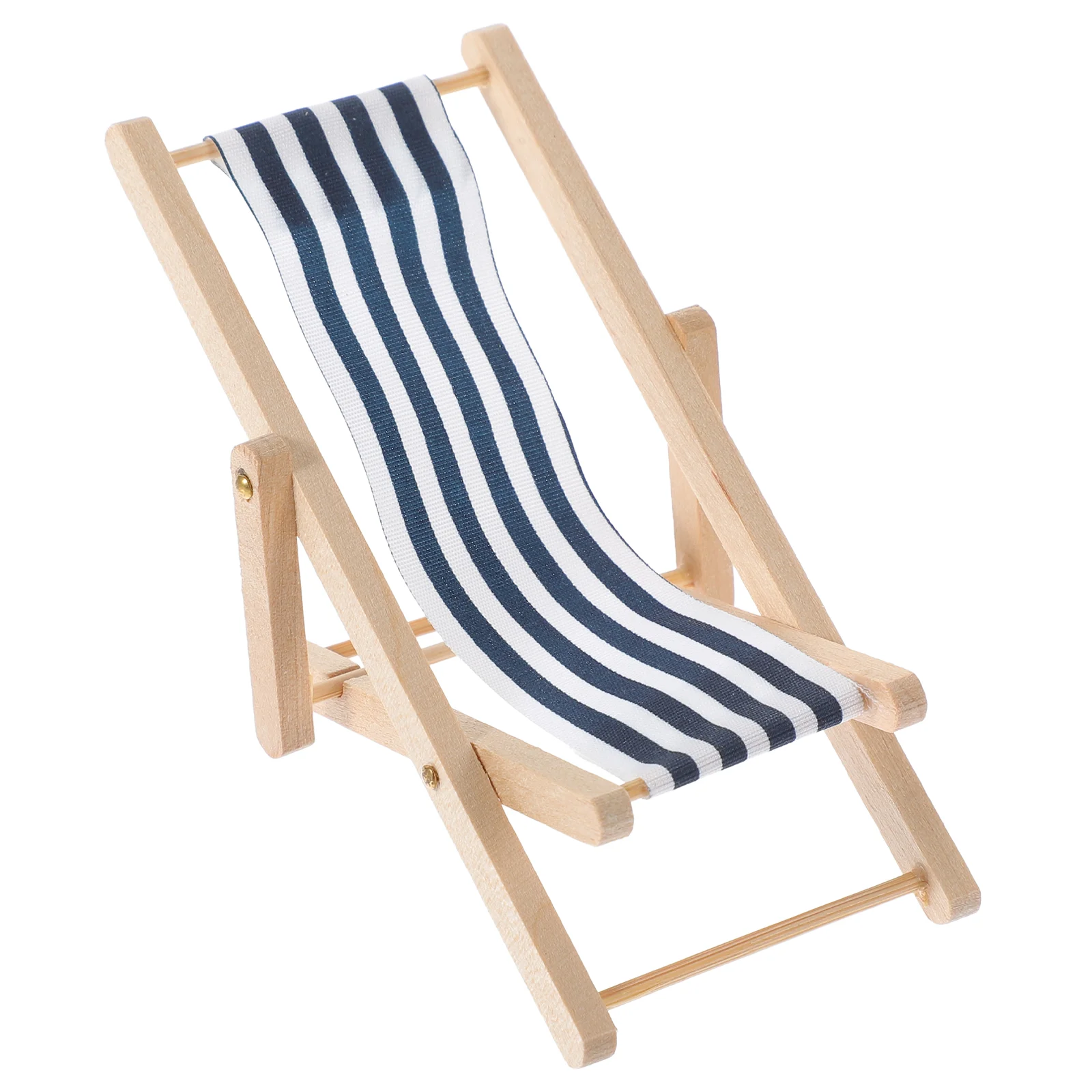 

Chair Dollhouse Lounge Miniature Beach Chaise Longue Decoration Simulated Model