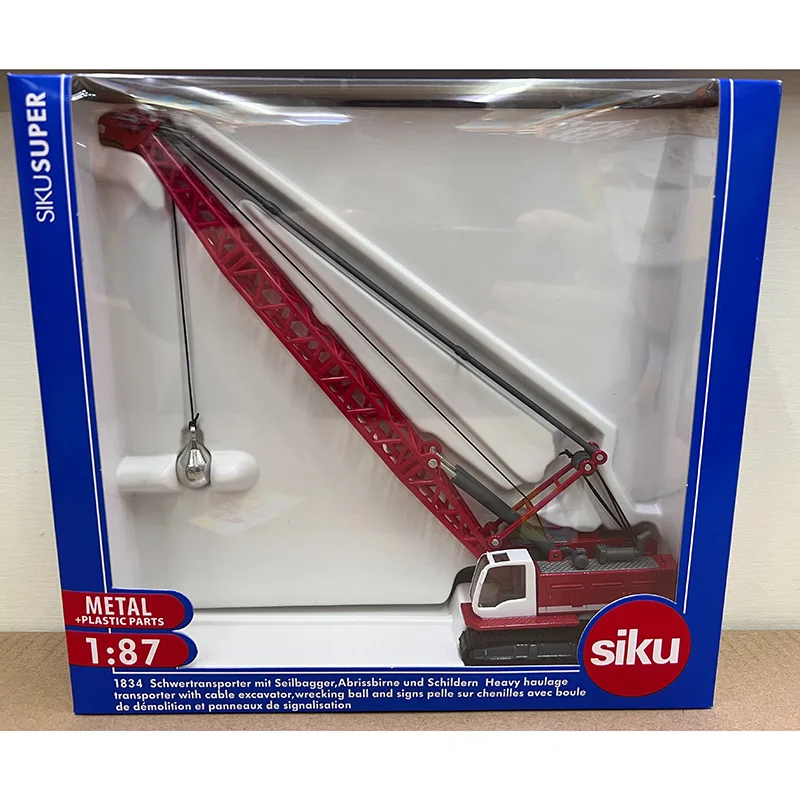 

SIKU Diecast 1:87 Scale LIEBHERR Crawler Crane Alloy Engineering Car Model Collection Souvenir Display 1834