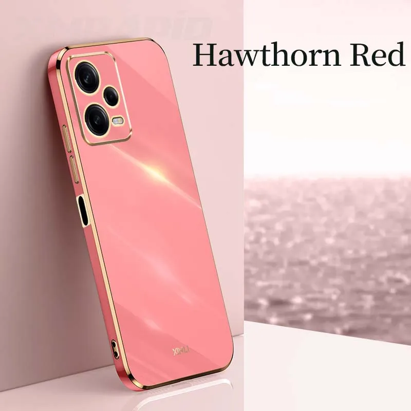 6D Straight Edge Plating Soft TPU Phone Case