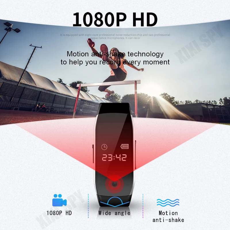 1080P HD mini kamera hodinky hodiny malý video vioce rekordér potable outdoorové sportovní záruka digitální doba mikro domácí videokamera