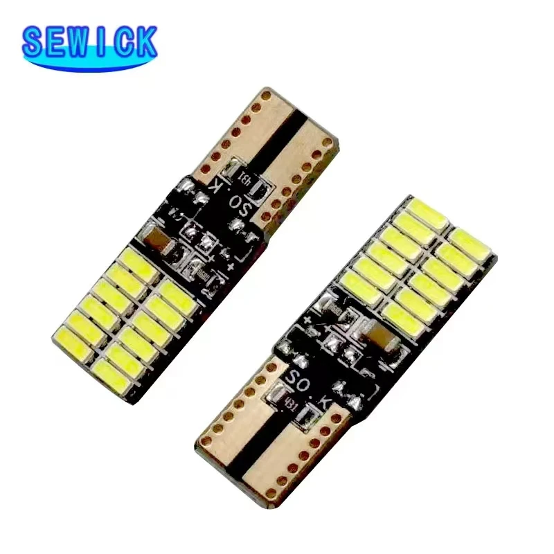 ڵ 194 501 LED ׸ ¦ , ڵ   , 12V ĵ T10 W5W 4014 24smd, 100 
