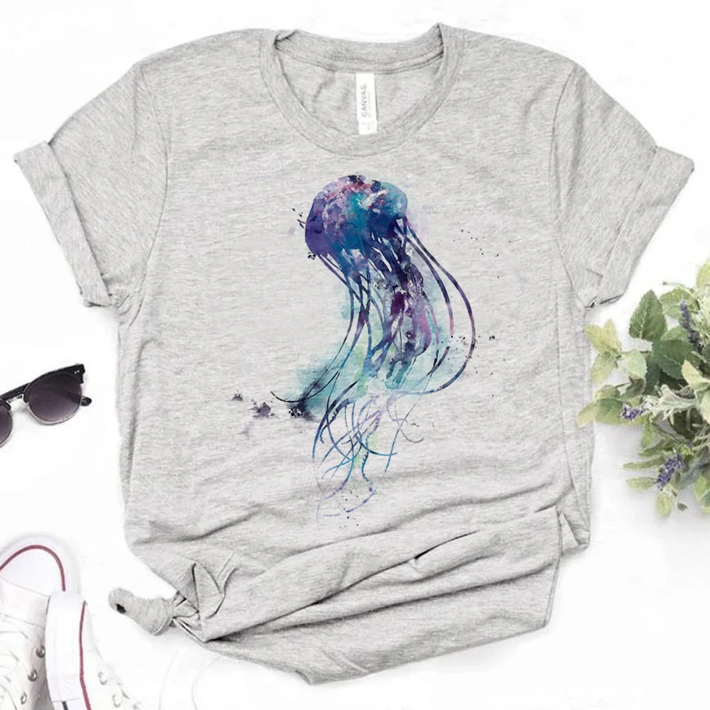 

Топ с Медузой, женские футболки манга, женская одежда с графическим аниме