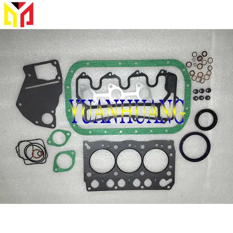 

Комплект прокладок двигателя 3LB1, прокладка головки цилиндра, подходит для двигателя ISUZU