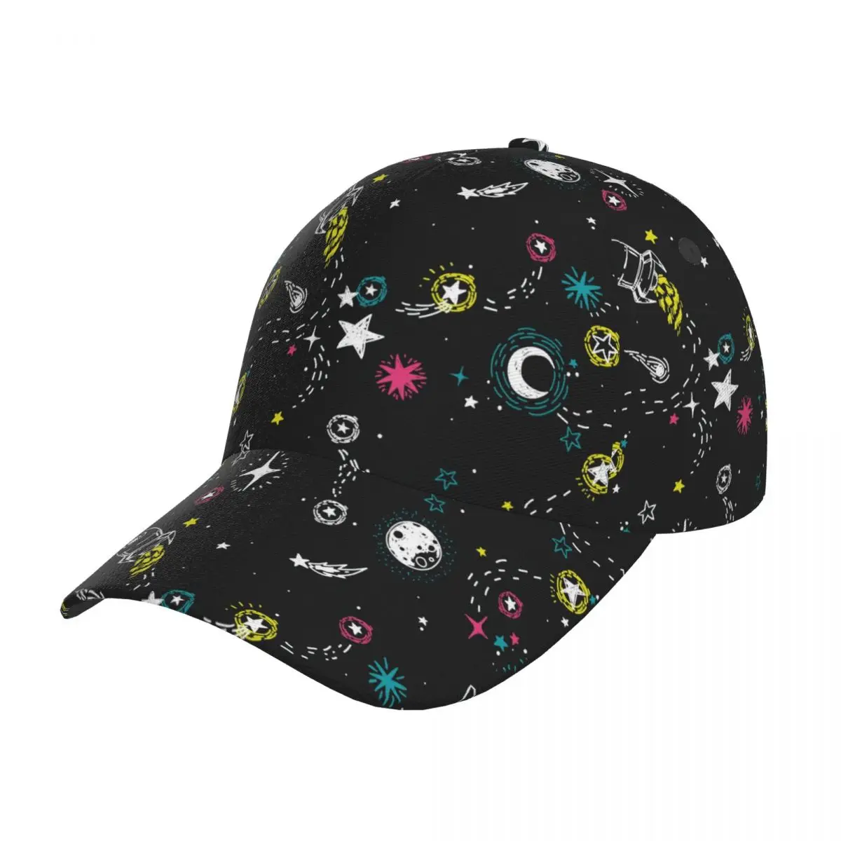 Stars Rockets Comete E Pianeti Berretto Da Baseball Papà Cappello Sportivo Maschile