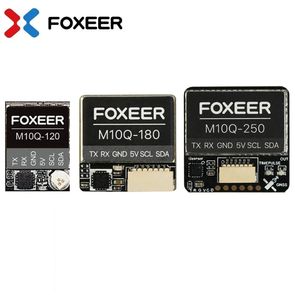 

FOXEER M10Q-120 / M10Q-180 / M10Q-250 M10, GPS-модуль с двойным протоколом, встроенная керамическая антенна QMC5883 для беспилотного летательного аппарата