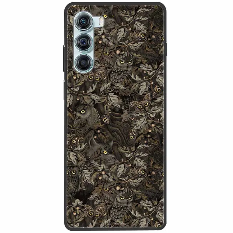 Sleek Black Silicone Protective Case with Soft Cover and Cute Design