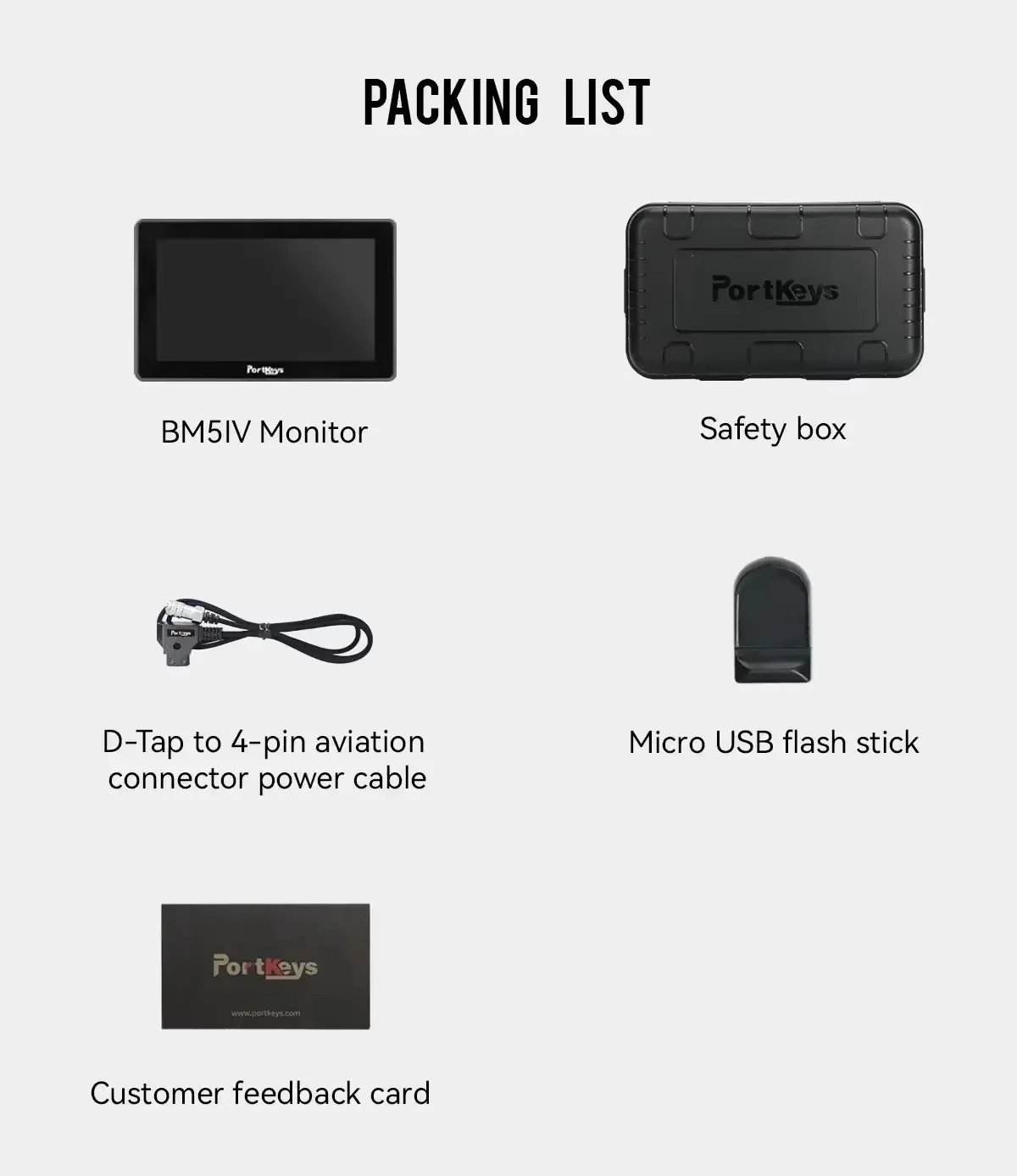 Portkeys BM5IV BM5IV WR 5.5 2000nits 4K 60P HDMI-compatible 3G-SDI Wide Color Gamut Camera Control Monitor Built-in CINENORM