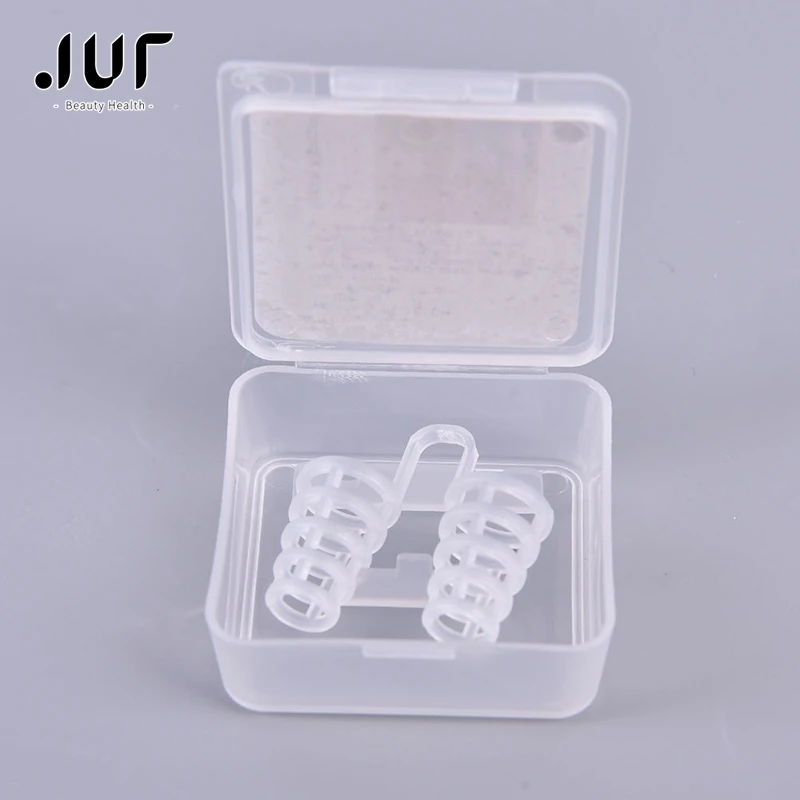 

Anti Snoring Device Aid Sleeping High-Quality Soft Safe Silicone Boxed Comfortable Nasl Dilators Stop Nose Clips 4 Sizes