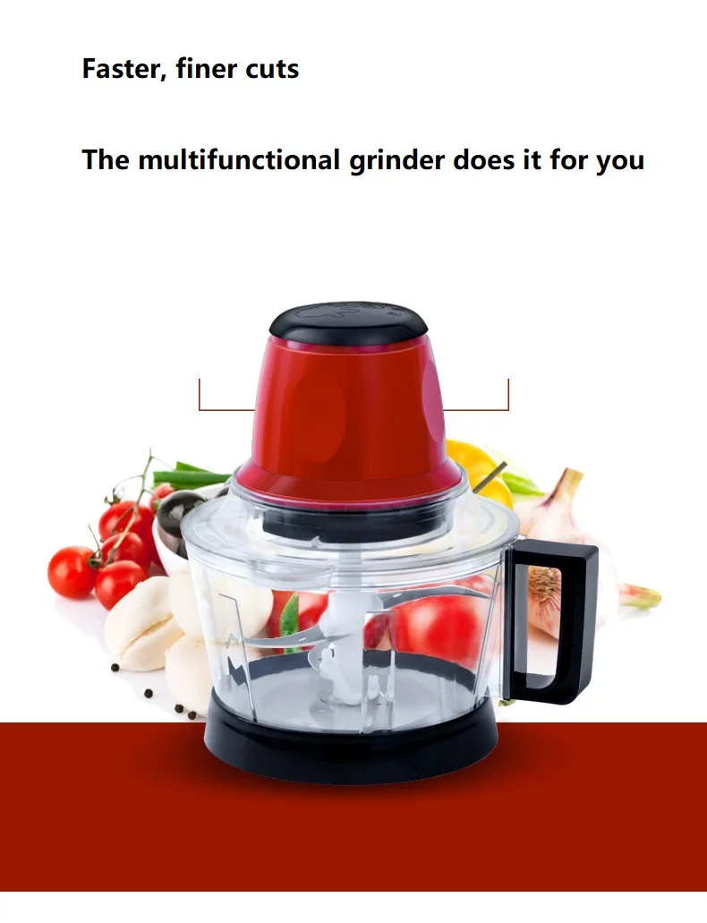 3L Electric Meat Grinder 220V Powerful Multifunctional Home Appliance Food Processor Meat Vegetables Blender Grinder 4