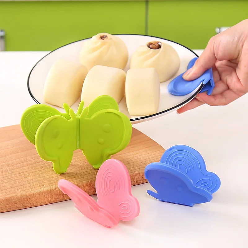 2PCS Kitchen Silicone Oven Gloves Pot Holders