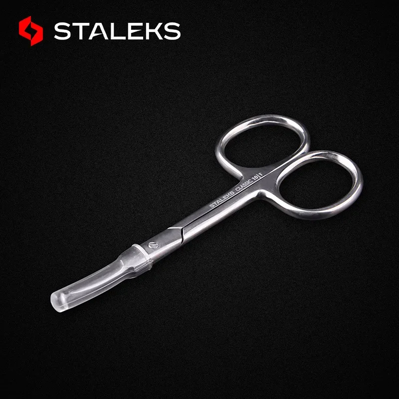 STALEKS Classic 10 Type 1 Curved Beauty Scissors Stainless Steel Nail Scissors High Quality Peeling Makeup Scissors Tools 4