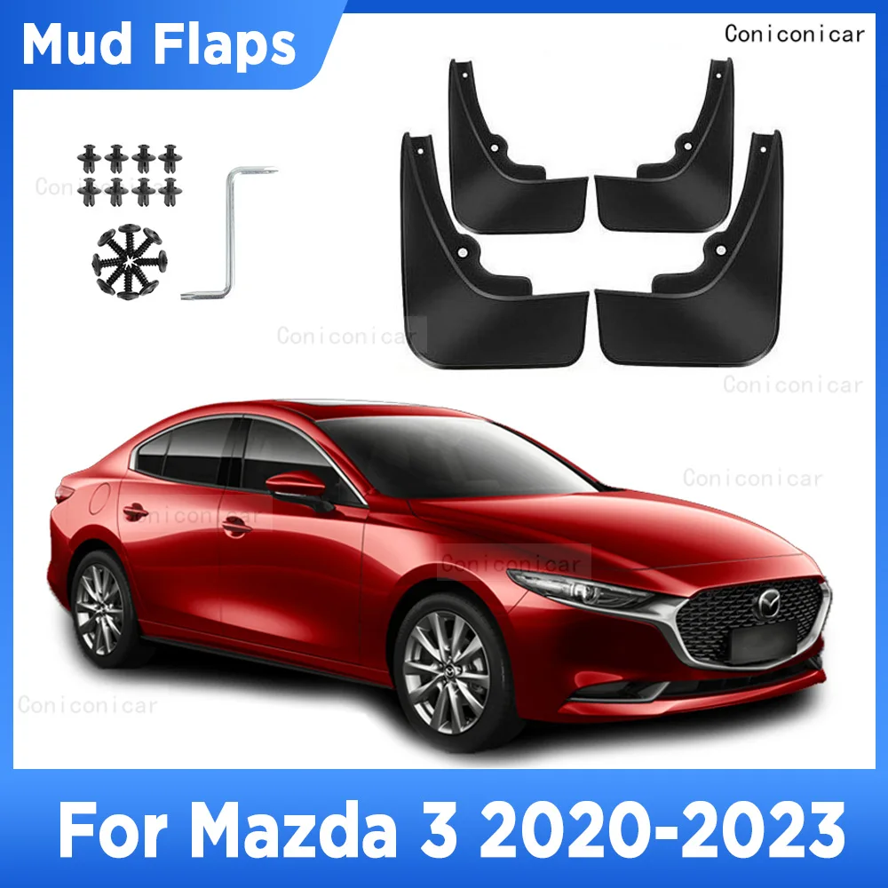 

4 шт., брызговики для Mazda 3 2020 2021 2022 2023