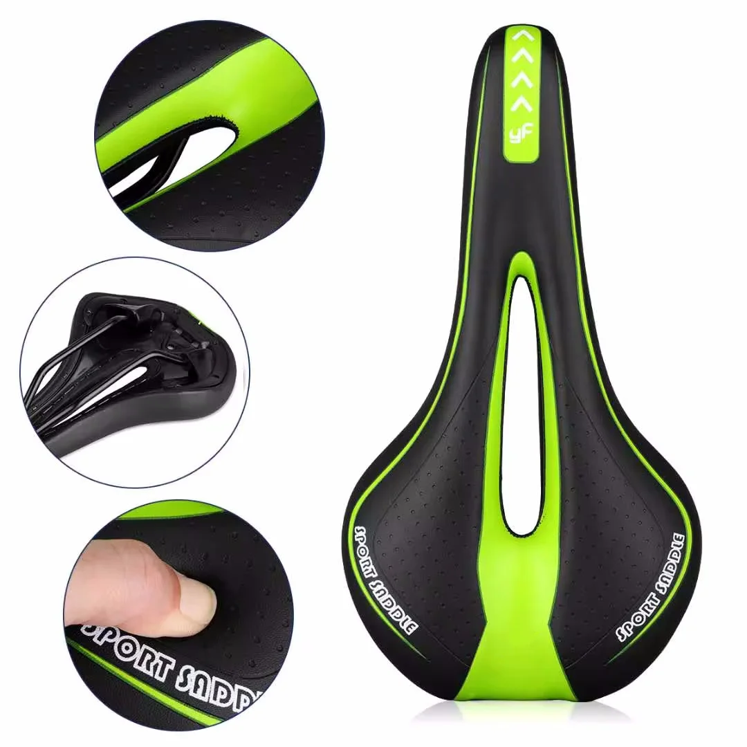 Gel Comfort Bicycle Saddle for Men and Women - Ergonomic Mountain & Road Bike Seat