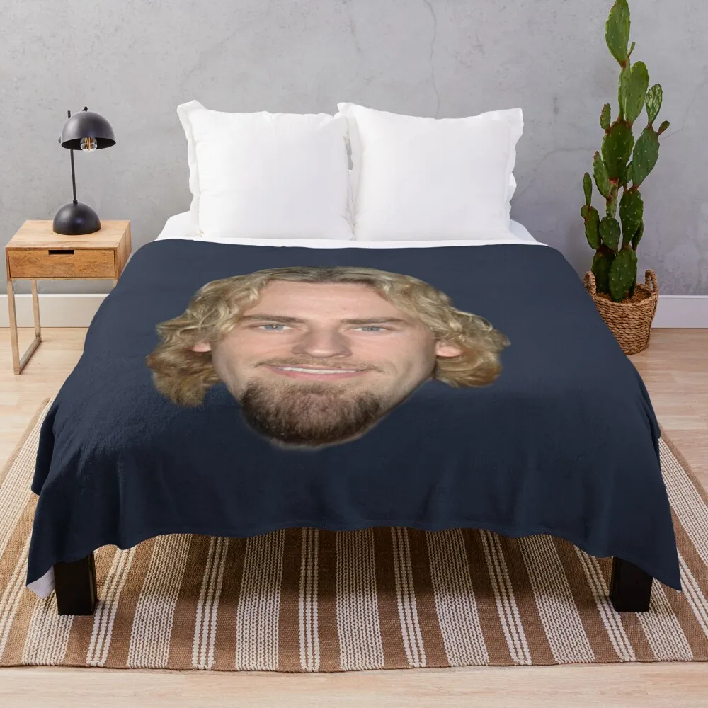 

Chad Kroeger Throw Blanket Hair Blanket Soft Bed Blankets
