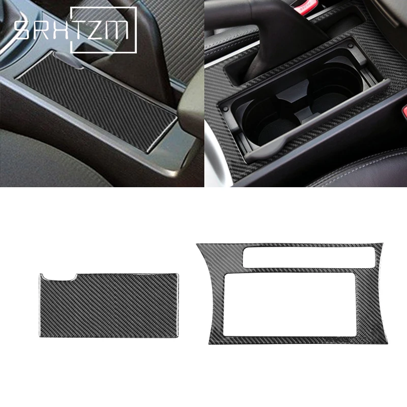 

Держатель стакана для воды, наклейка на панель, отделка, мягкие украшения из углеродного волокна для Mazda 3 Axela 2010 2011 2012 2013