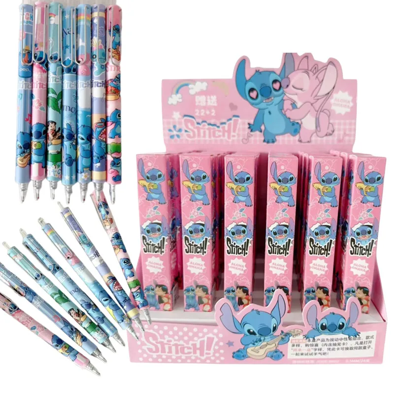 Disney Lilo y Stitch Mix-Expositor 24 Unidades Bolígrafo Gel Borrable, Multicolor main image 0