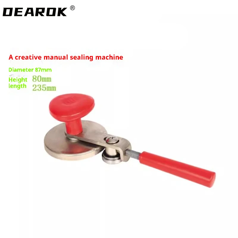 Manual Can Sealer Portable Bottle Sealing Machine Aluminum Cans Sealing Machine
