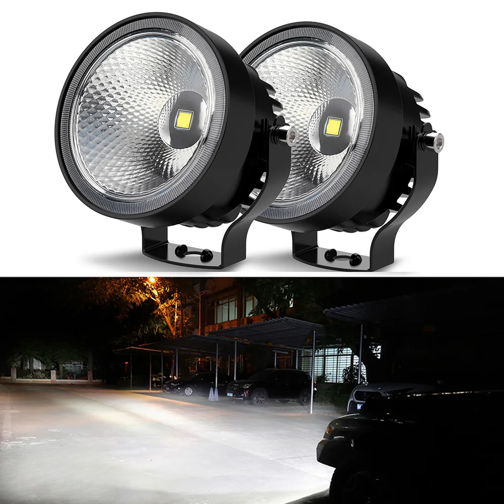 Oval Led Work Lights 12V 24V 5.5In 50W Led Flood Offroad Light Waterproof For Tractor Truck Motorcycle SUV ATV UTV Pickup Boat