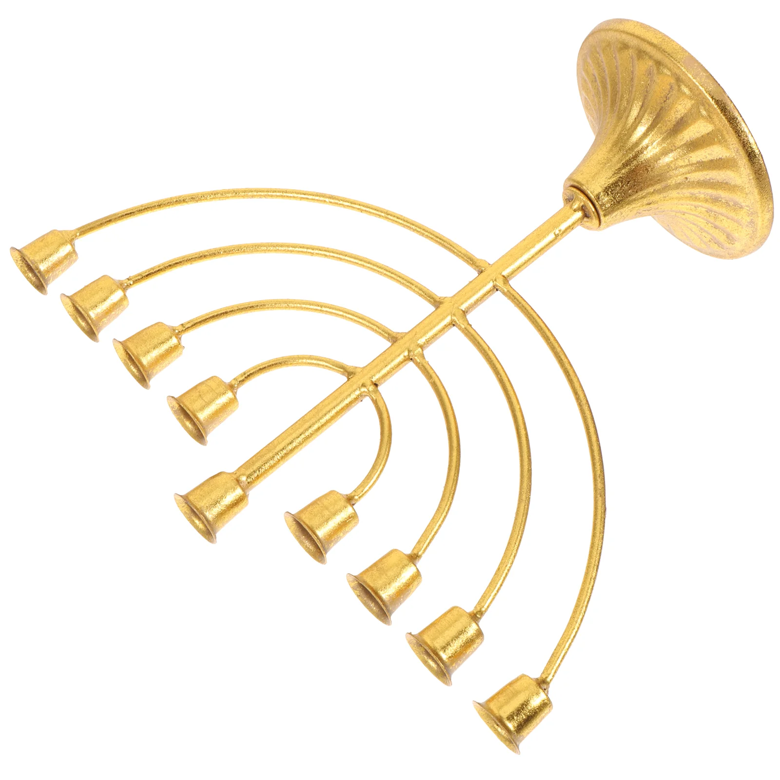 

Hanukkah Menorah Metal Holder Christmas Present Decorations Dining Table