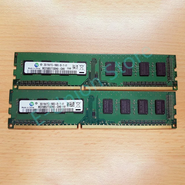Samsung 2gb 1rx8 Samsung 10600u 2PCS 2GB DDR3 1333MHz 1RX8 PC3