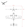 HEEWING RC Ranger T-1 FPV Airplane 730MM wingspan EPP Dual motor FPV-KIT Frame 5