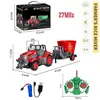 1:24 Farmer's Car 2.4G Remote Control Electric Ransport Truck Dump Truck Water Tanker Children's Remote Control Car Gift 5