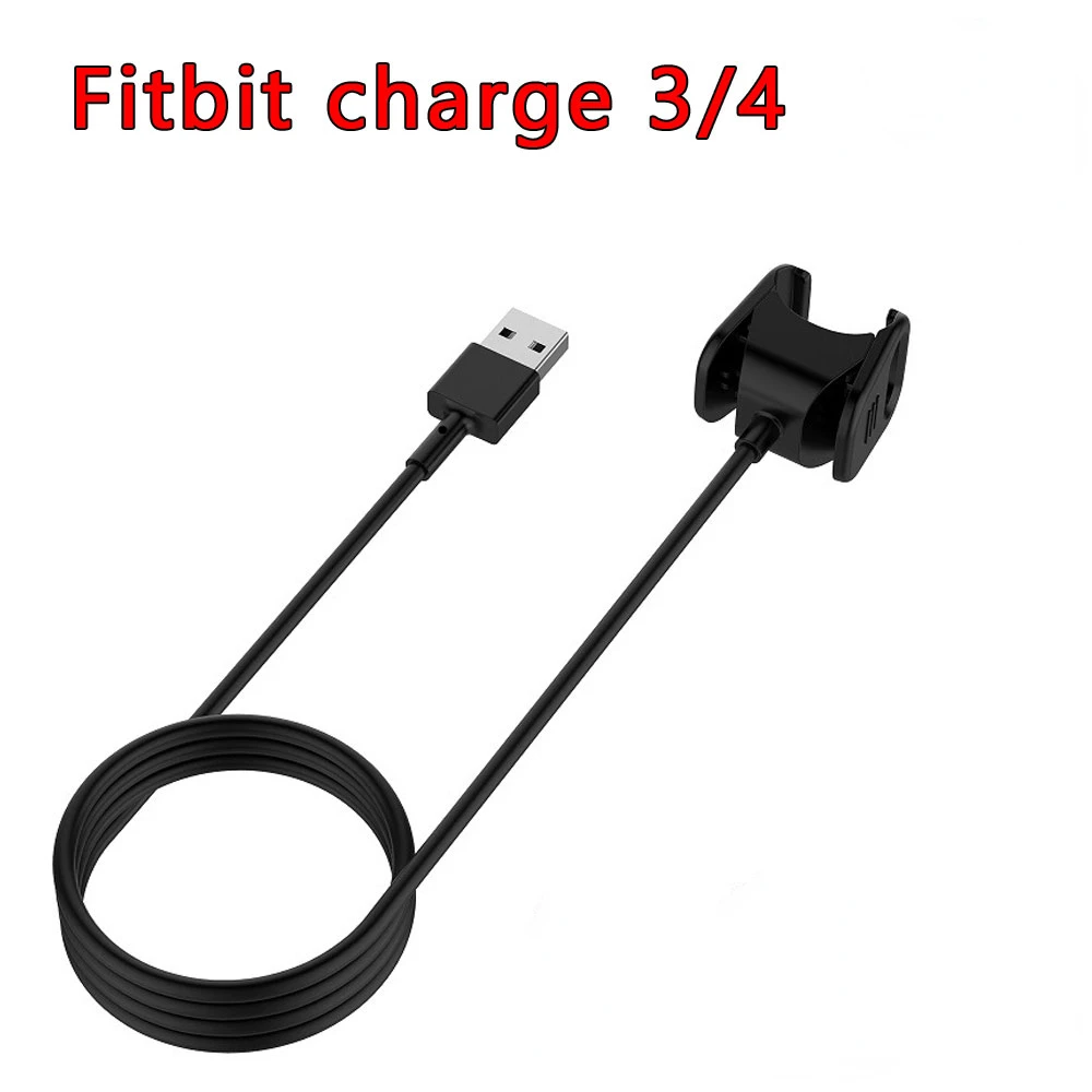 

USB Charger Cord for Fitbit Charge 2 3 4 Smart Watch Charging Cable For fitbit 3 SE Accessories Charger Dock Adapter