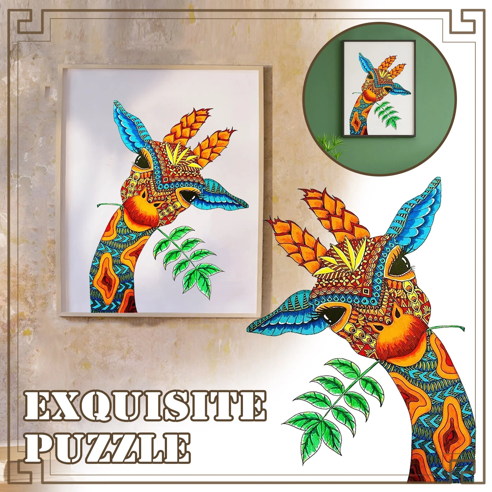 Unique Wooden Animal Jigsaw Puzzles 