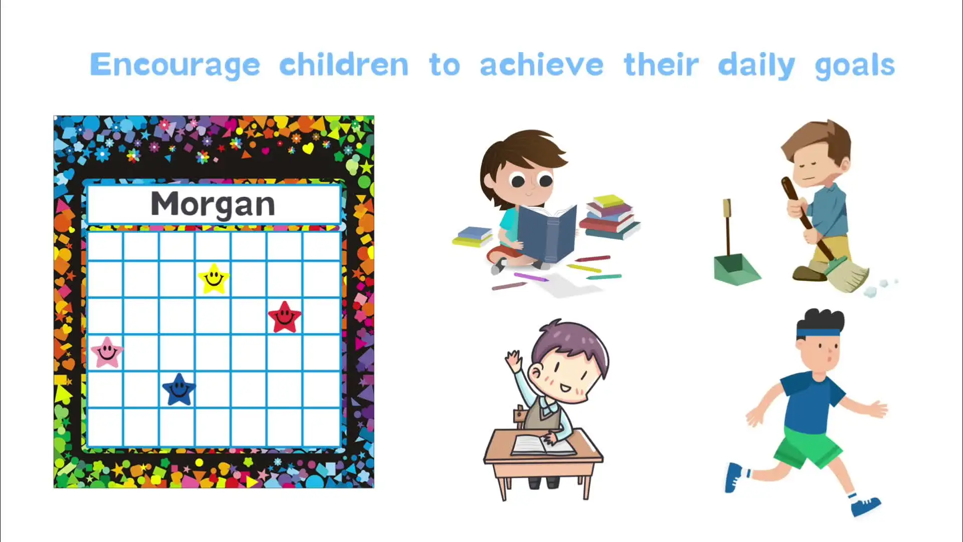 Blocco grafico di ricompensa per bambini con 32 grafici di lavoro Sistema grafico di comportamento magnetico per motivare buone abudini 2280 adesivi stellari  21