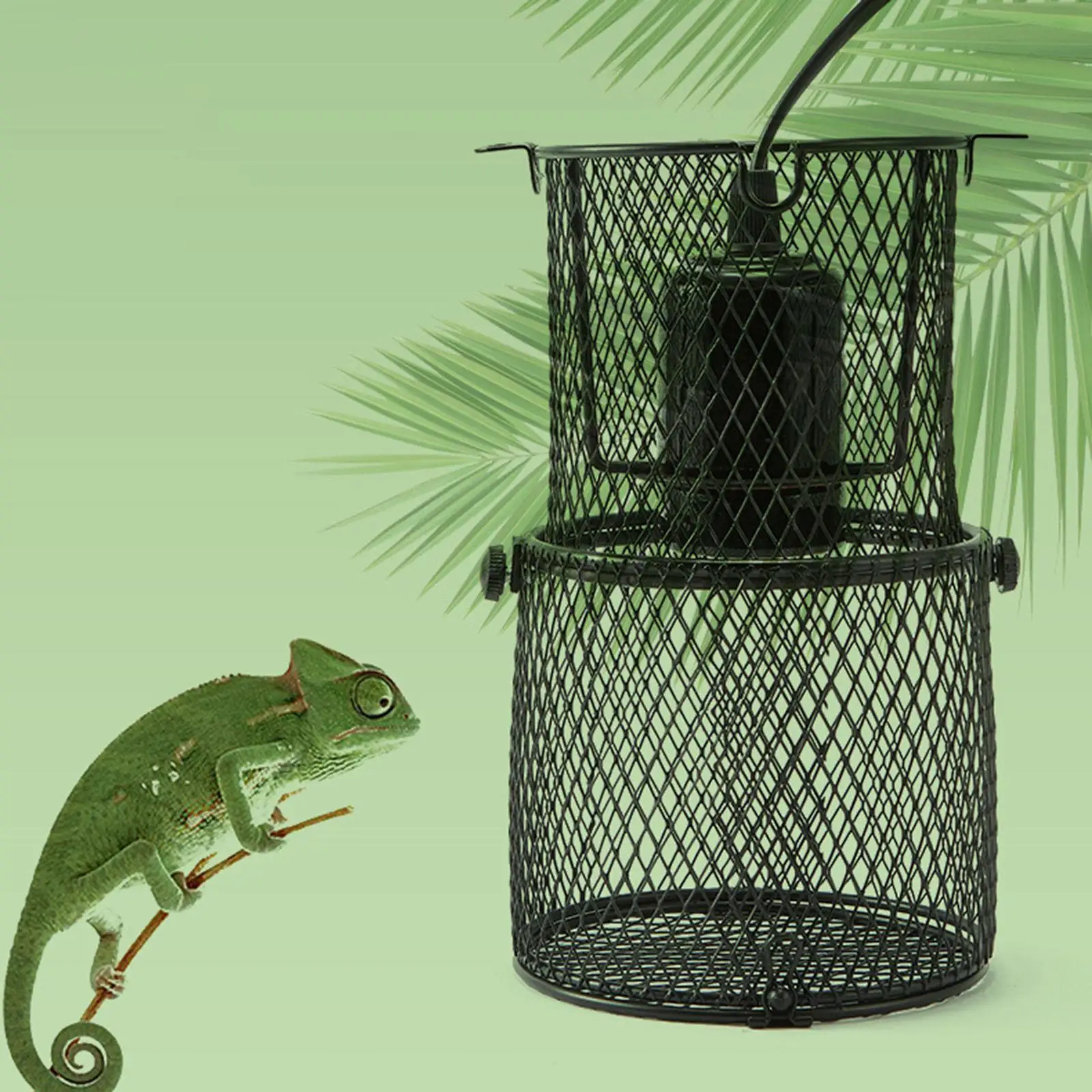 Retractable Reptile Heat Lamp Holder 200W Reptile Accessories for Amphibian