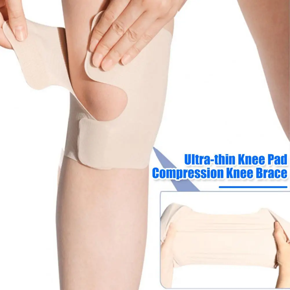 Thin Knee Pad Summer Knee Gear High Elasticity Unisex Brace with Ultrathin Breathable Fabric for Sports