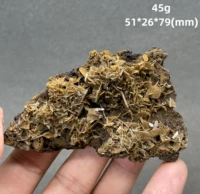 Natural  Morocco wulfenite Mineral specimen + healing quartz crystals and stones rock gemstone 1
