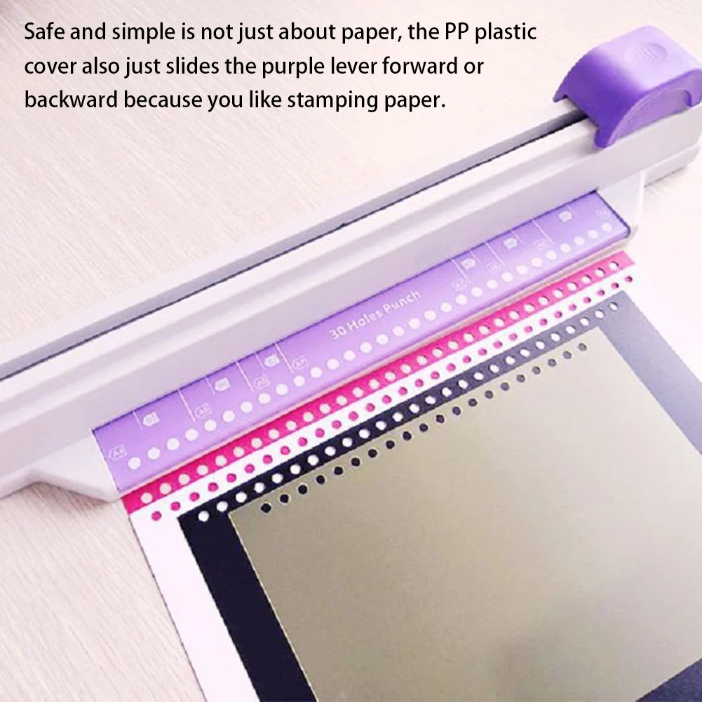 Punzón creativo para cuaderno, herramienta de papel Manual para libro