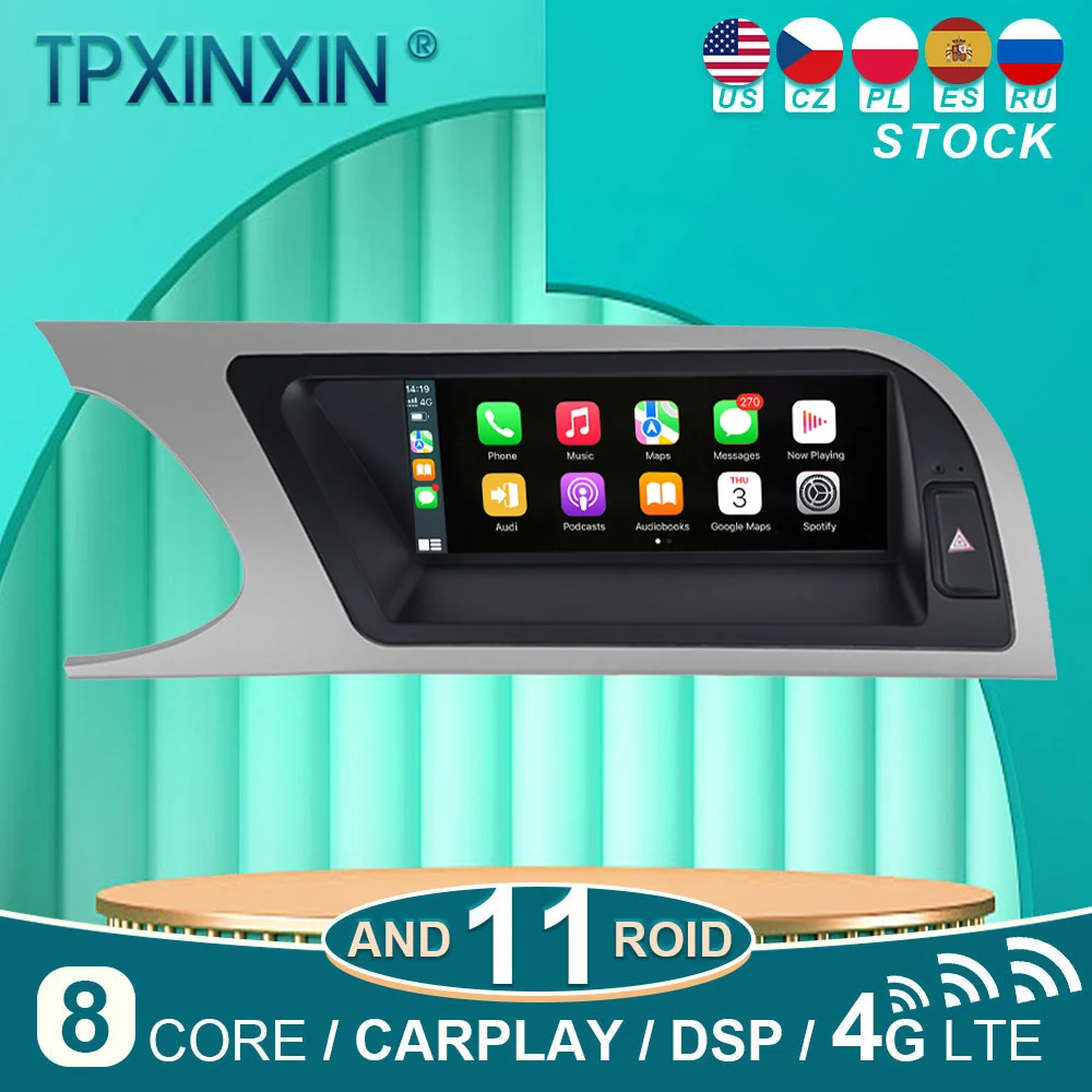 

8.8" Android Car Radio For Audi A4 B8 2009-2016 GPS Navigation Multimedia Player Stereo Head Unit Audio Video Player