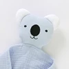 Baby Comforter Lovely Muslin Security Blanket Newborn Boy Girl Soft Cotton Soothe Appease Towel Toddler Infant Handkerchief Toys 2
