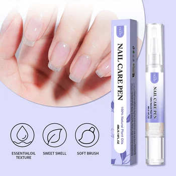 YILEST Natural Nail Care Pen 4ml - Fungal Infection Care, Strengthen & Moisturize Nails, Plant Oils for Healthy Shiny Nails
