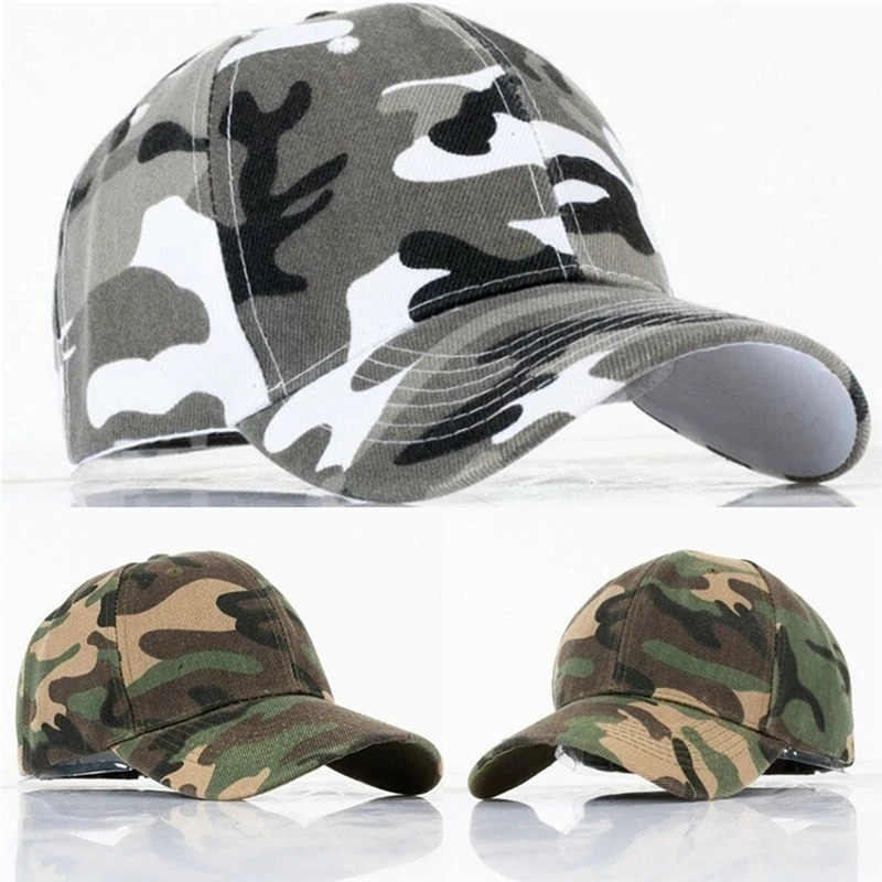 

2023 Outdoor Sport Snap back Caps Camouflage Hat Simplicity Tactical Military Army Camo Hunting Cap Hat For Men Adult Cap