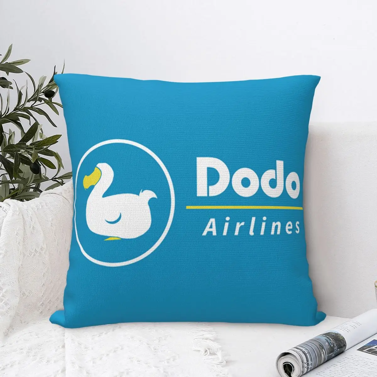 Dodo Airlines Cojines Federa Per Cuscino Animal Crossing: New Horizons Cuscino Home Sofa Chair Print Decorativo Coussin