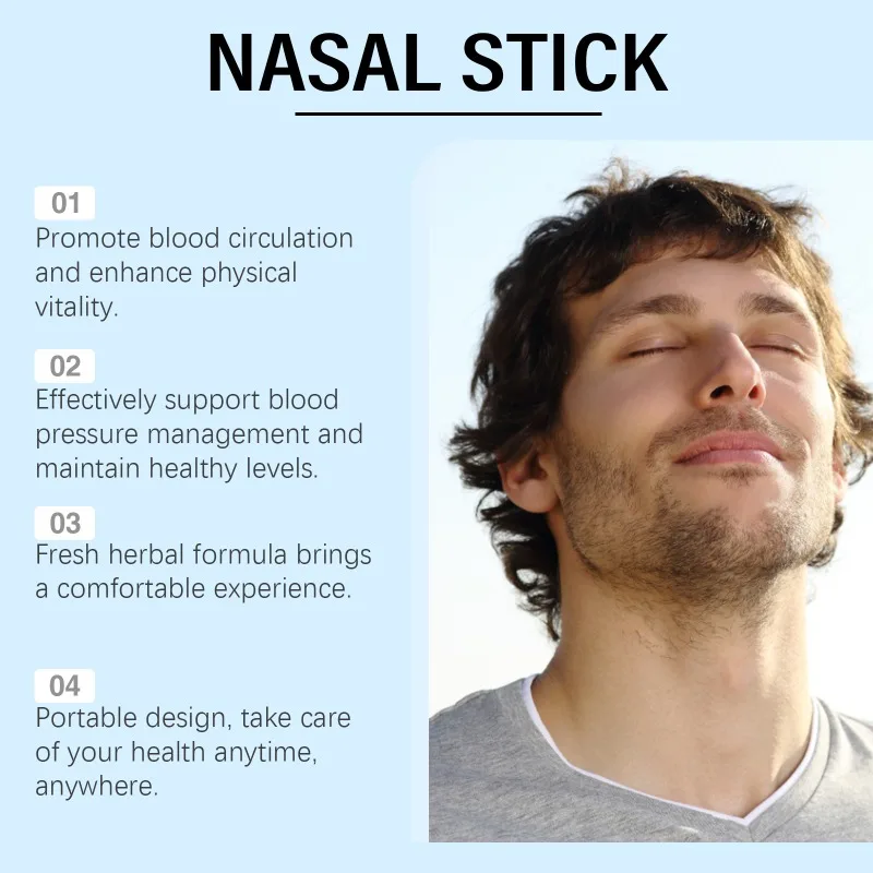 4 Sticks Nasal Stick Set Wake Up Stick Brain Refreshing Tool Nasal Tubes Inhaler Office Worker Student Avoid Sleepiness Device