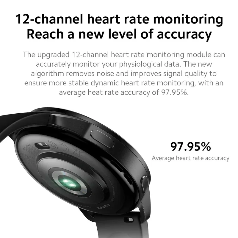 Xiaomi Watch S3 1.43"large AMOLED display Supports 150+sports modes Supports Bluetooth  phone call World Premiere Global Version 3