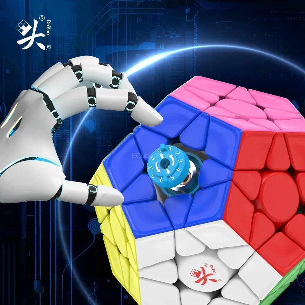 NEW!!! [ECube] DaYan Megaminx Pro M  Core Magnetic Cube Puzzle Cube Professional Speed Cubo Magico Educational Toys for Kids 3