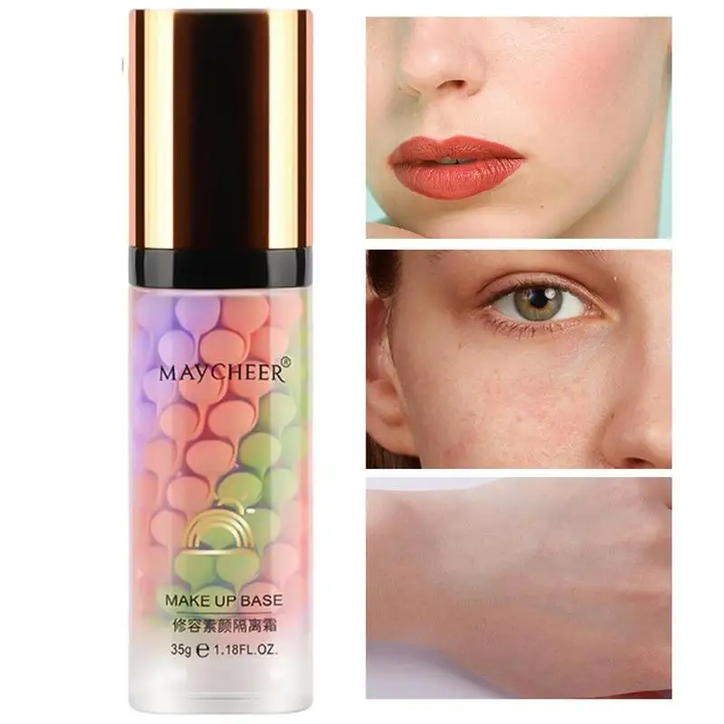 

Color Correcting Face Primer Long Lasting Waterproof Foundation Cream Moisturizing And Concealing Makeup Primer Cream For Women