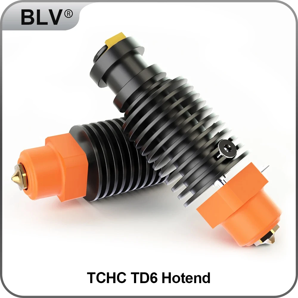 BLV 3D TCHC TD6 Hotend Ceramic Heating Core & TUN Nozzle For CHC TD6 V6 HOTEND DDE DDB Direct Drive or Bowden DDB EXTRDUER blv® tchc td6s hotend ceramic heating core tun nozzle for chc td6 v6 hotend ddb dde direct drive extruder or bowden for voron