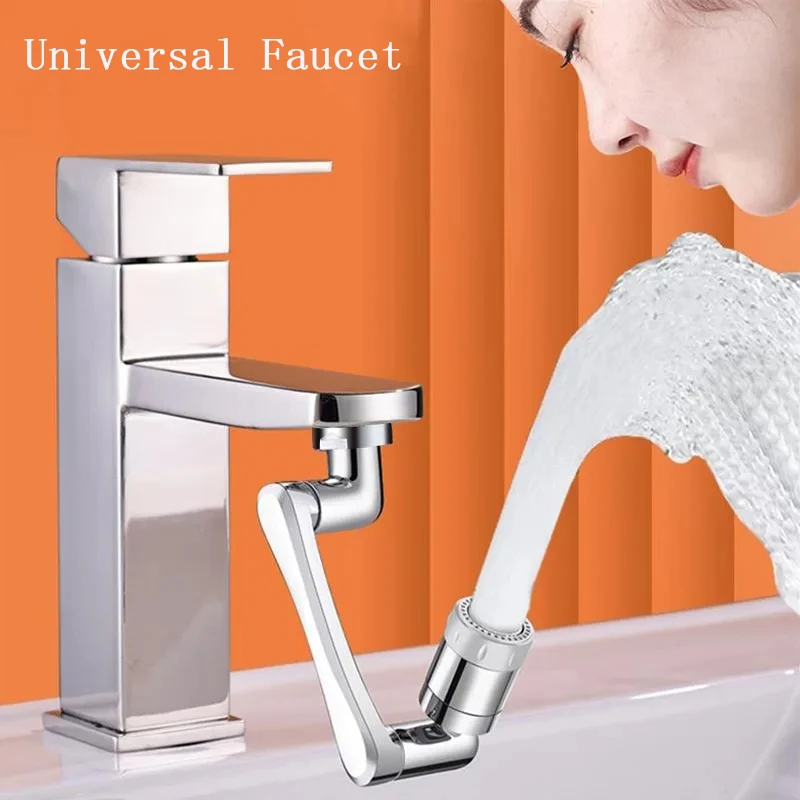 1080° Swivel Faucet Aerator Mixer Adjustable Tap Extender Adapter Attachment Water Nozzle Kitchen Sink For Home Accessories