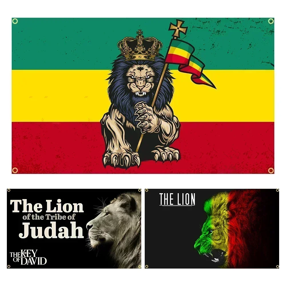 

90x-ft Flag Decor,flag Decoration Banner Flag Banner50cm 3x5FTS Lion of Judah Tribe Zodiac Sign Flag Banner Decoration Jemony -f