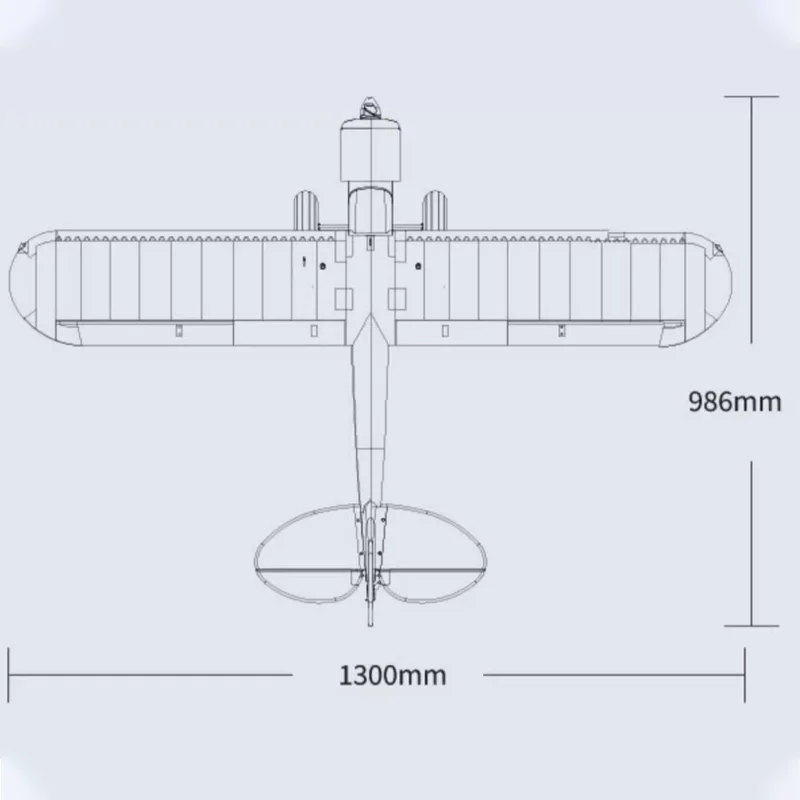 Avion RC PNP/RTF 1300mm EPO Volant - Moteur 3536 KV850
