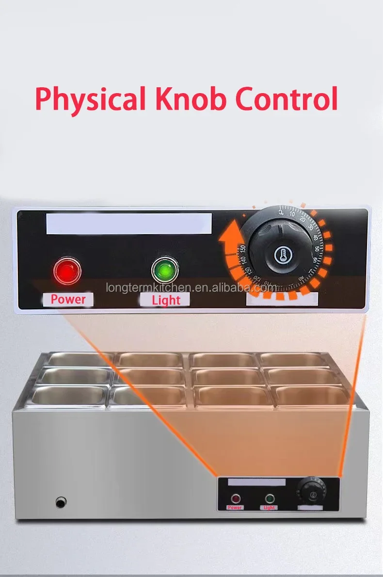 Restaurant Kitchen Equipment et Equipment Electric Bain Marie Food Warmer Display For Catering